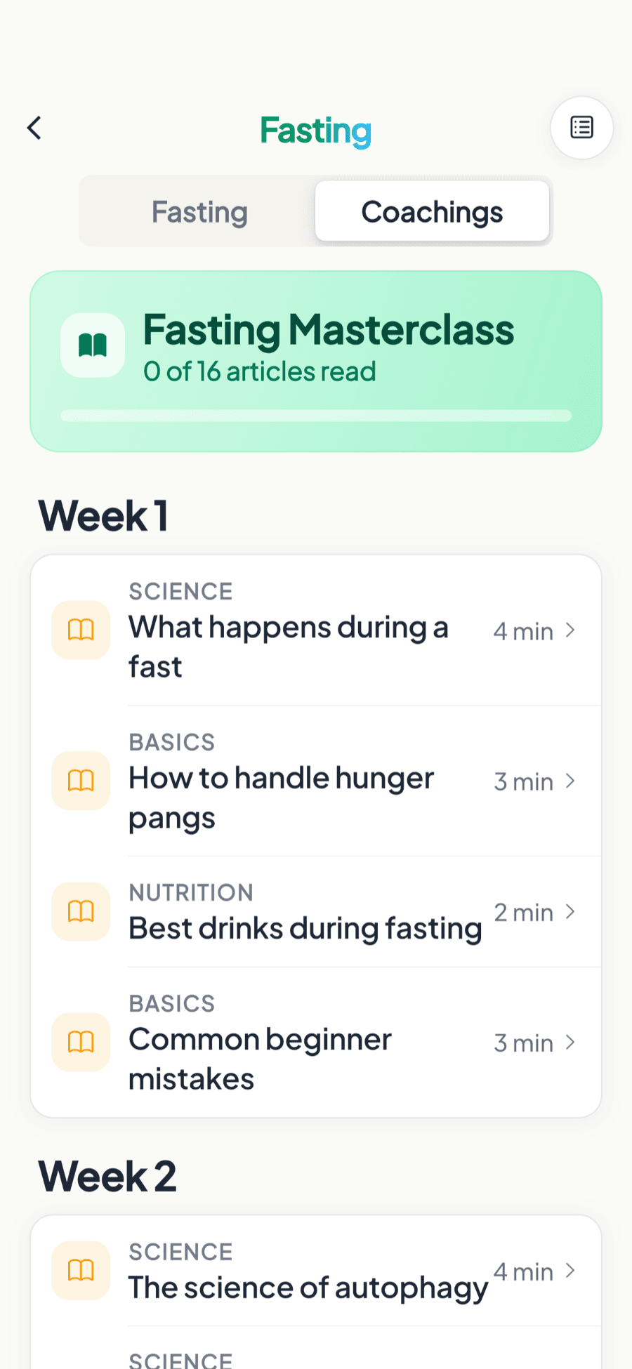 Fasting Masterclass
