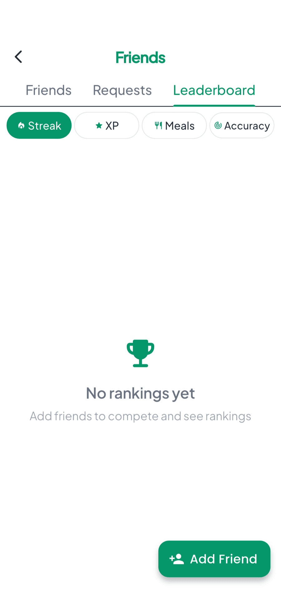 Friends & Leaderboard