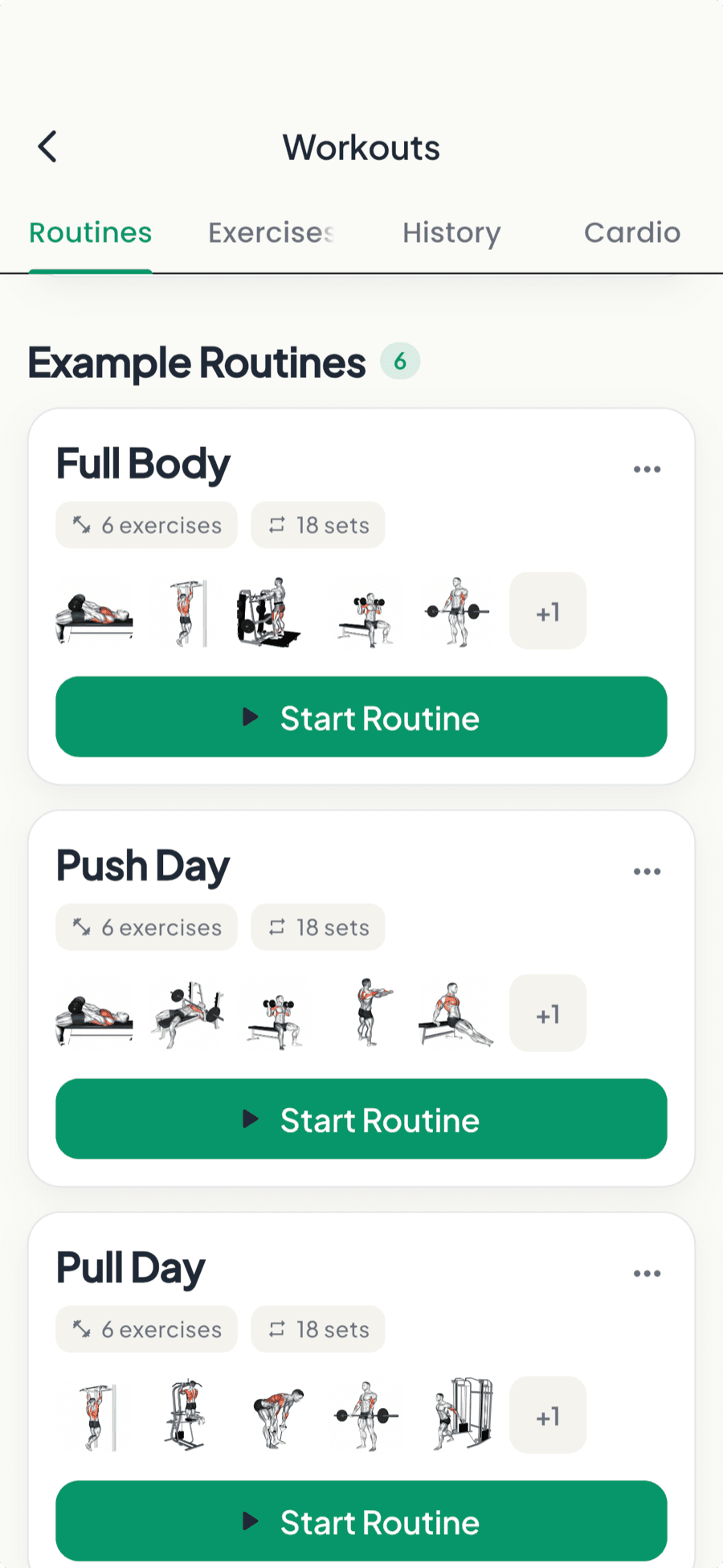 Workout Routines